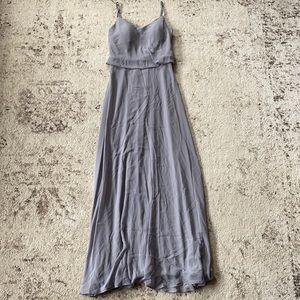 Birdy Grey Bridesmaid dress dove color